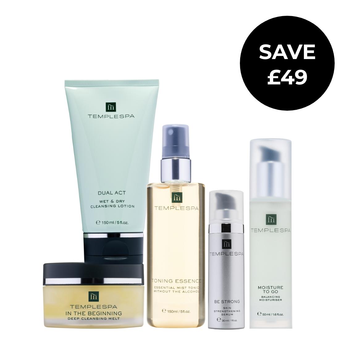 Your Daily Double Cleansing Skincare Ritual - SKINCARE ESSENTIALS DOUBLE CLEANSE COLLECTION