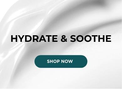 Skincare to hydrate and soothe skin.