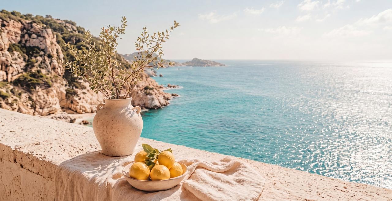 Beauitful mediterrean holiday scene