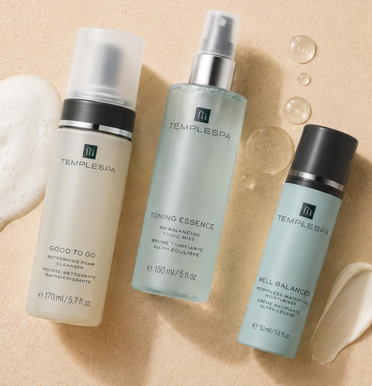 MY KINDA SKIN skincare kits from TEMPLESPA