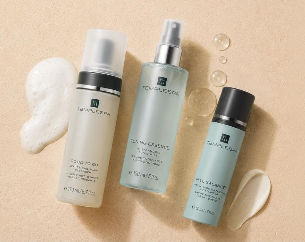 MY KINDA SKIN skincare kits from TEMPLESPA
