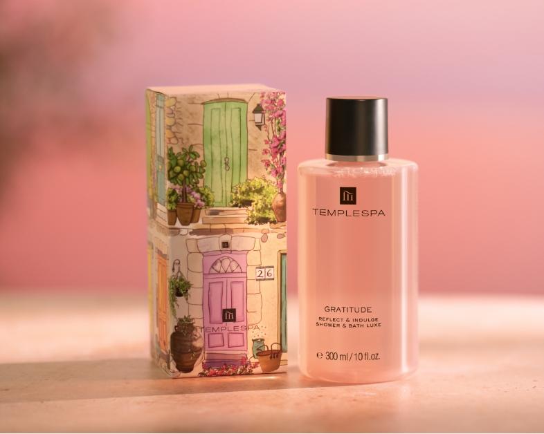 Our new limited edition product gratitude on sunset background