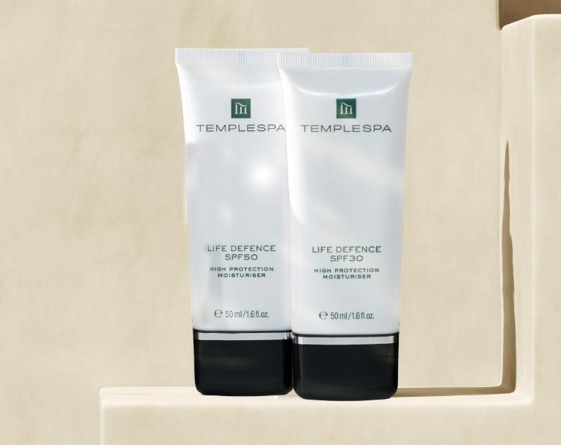 Our Life Defence Moisturisers spf30 and spf50
