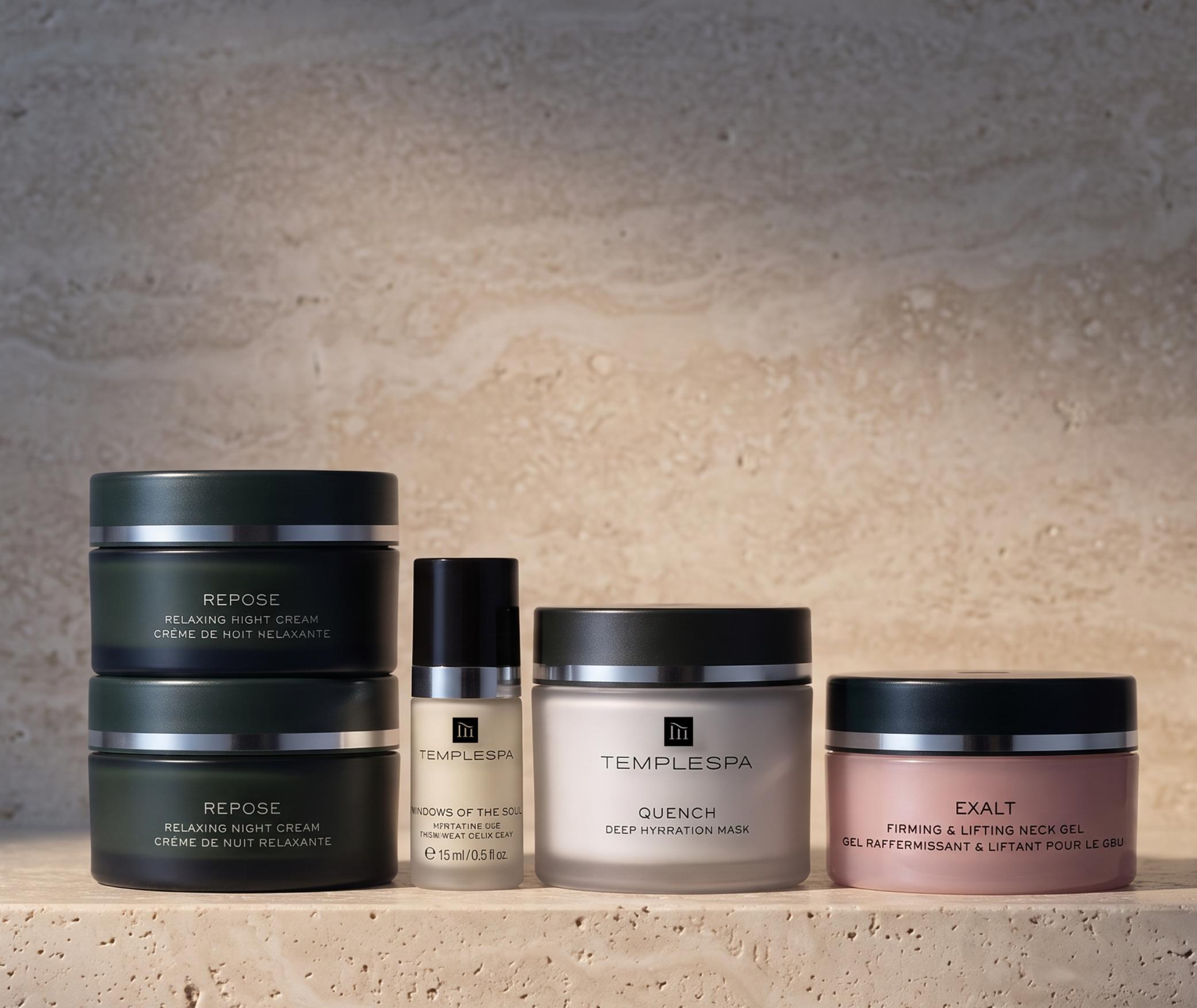 MY KINDA SKIN skincare kits from TEMPLESPA
