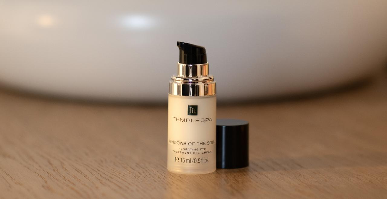 windows of the soul product standing on brathroom sink with cap off redy to be applied